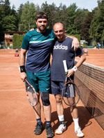 Účastníci turnaje zleva :  Bogdan Teofil, Radim Sikora