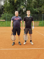 Účastníci turnaje zleva :  Martin Krupa, Radim Konderla