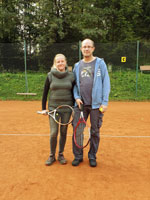 Účastníci turnaje zleva :  Eva Nytrová, Marek Žmolík