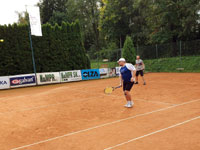 Účastníci turnaje zleva :  Zdeněk Otta, Vojtěch Goryl