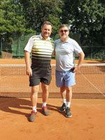 Účastníci turnaje zleva :  Bogdan Chromik, Miroslav Jůva