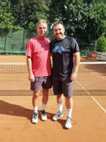 Účastníci turnaje zleva :  Jiří Figura, David Vicián