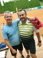 Foto s pořadatelem zleva :  Petr Klus, Bogdan Chromik