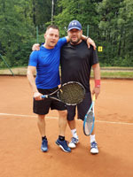 Účastníci turnaje zleva :  Václav Noga, Petr Sikora