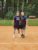 Účastníci turnaje zleva :  Petr Popelář, Daniel Lotko