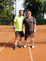Účastníci turnaje zleva :  Jan Šotkovský, Vladimír Kylián