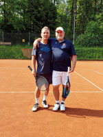 Účastníci turnaje zleva :  Jiří Figura, Jaroslav Havel