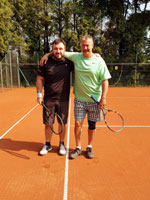 Účastníci turnaje zleva :  David Vicián, Milan Rusz