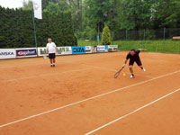 Záběry ze semifinále zleva :  Roman Huťka, David Vicián