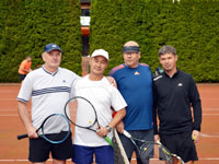 Účastníci turnaje zleva :  Jan Kajzar, Cao Van Manh, Milan Messerschmidt, Tomáš Sikora