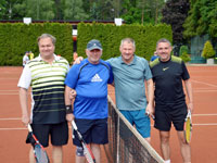 Účastníci turnaje zleva :  René Fargač, Jaroslav Kocyan, Vladimír Gajdzica, Robert Malyszek