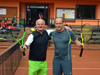 Účastníci turnaje zleva :  Petr Gawlas, Michal Niemiec