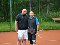 Účastníci turnaje zleva :  Petr Walach, Roman Sztula