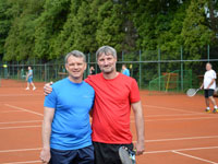 Účastníci turnaje zleva :  Miroslav Plachta, Tomáš Zwrtek