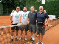 Účastníci turnaje zleva :  Bogdan Chromik, Patrik Cieslar, René Fargač, Roman Hladonik