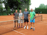 Účastníci turnaje zleva :  Hynek Firla, Adam Kujawa, Roman Ganczarczyk, Lukáš Pietrosz