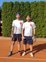 Účastníci turnaje zleva :  Lukáš Košut, Jerzy Cieńciała