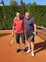 Účastníci turnaje zleva :  Tomáš Gill, Zdeněk Otta