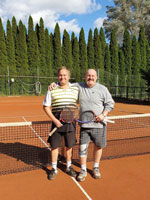 Účastníci turnaje zleva :  René Fargač, Roman Hladonik
