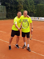 Účastníci turnaje zleva :  Václav Noga, René Fargač