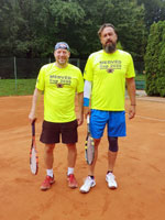 Účastníci turnaje zleva :  René Halapatsch, Jiří Bednář