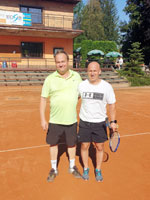 Účastníci turnaje zleva :  René Fargač, Igor Adamčík