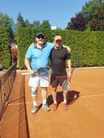 Účastníci turnaje zleva :  Roman Hladonik, René Halapatsch
