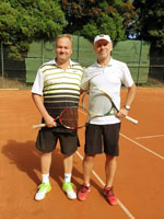 Účastníci turnaje zleva :  René Fargač, Tomáš Motyka