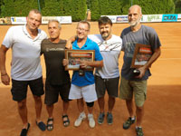 Finalisté útěchy zleva :  Boris Krchňák, Jiří Figura, Pavel Nierostek, Tomáš Zoubek