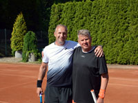 Účastníci turnaje zleva :  Daniel Karcz, Jaroslav Zowada