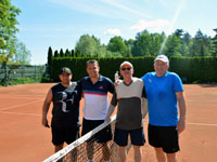 Účastníci turnaje zleva :  Gabriel Klimek, Tomáš Jakus, Jiří Černý, Karel Kavulok