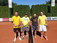 Finalisté zleva :  Martin Holubčík, Petr Zoubek, Martin Delong, Tomáš Motyka