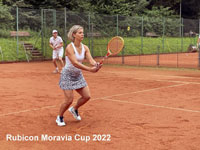 Účastníci turnaje zleva :  Marek Štěrba, Olga Mencnarovská