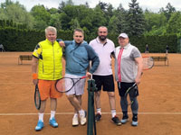 astnci turnaje zleva :  Jaroslav Zowada, Matj Huka, Haratyk, Miroslav Czepczor