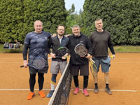 astnci turnaje zleva :  Jurzykowski, David Mikler, Vladimr Sagan, Jan Sagan