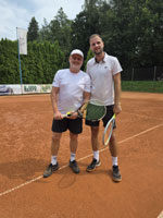 ��astn�ci turnaje zleva :  Igor Pet��k, David Zoubek