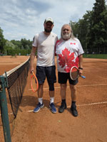 ��astn�ci turnaje zleva :  Jakub Zoubek, Miroslav Zoubek
