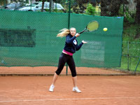 Záběry z utkání :  Tereza Novotná