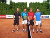 Semifinalist tyhry mu zleva :  Daniel Filo, Filip Mali, Jakub Kadora, Martin Tajdus