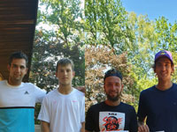 Semifinalist tyhra mui zleva :  Juraj Masr, Tom Vanko, Matj Krack, David Kovak