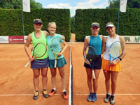 Finalistky tyhra eny zleva :  Nikola Tomanov, Karolna Kubov, Gabriela Horkov, Kateina Mandelkov