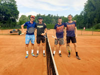 Semifinalist tyhra mui zleva :  Jan Jerm, Michal Luovsk, Dan Skcel, Martin oukal