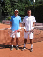 Semifinalist dvouhry mu zleva :  Jan Lok, Martin Schulhauser