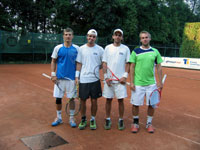 Semifinalist tyhry mu zleva :  Martin Figura, Daniel Vala, Jan Lok, Matj Krack